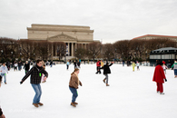 Ice skating