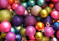 Colorful pretty ornaments