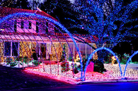 Colorful, bright christmas decorations