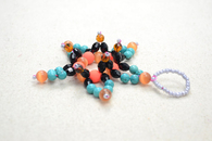 Flowery Beaded Ornaments for Christmas