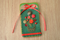 Homemade Felt Card Holder