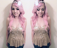 Pink hair