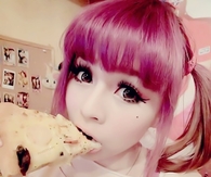Pink bangs