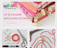 DIY Bookmark - Bead Bunny Bookmark