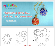 Homemade Bead Ball for Necklace Pendant