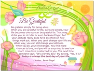 be grateful
