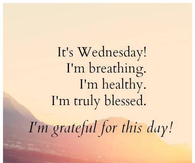 its wednesday im grateful