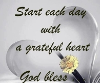 start each day with a grateful heart
