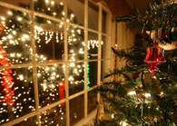 Christmas bell ornament