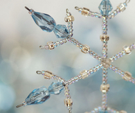 Glass snowflakes