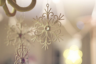 Glitter snowflake