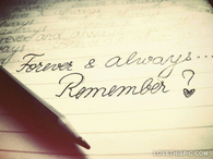 Forever And Always Remember