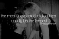 The most unexpected relationships