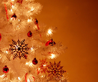 White Christmas Tree