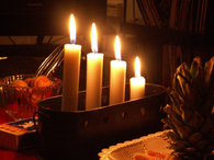 Christmas candles