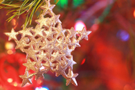 Christmas star ornament
