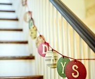 Holidays hanging garland