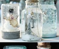 Jar snow globes