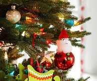 Plastic ball ornaments