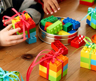Lego ornament presents