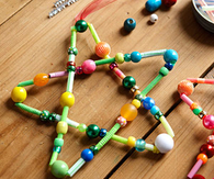 Star bead ornaments
