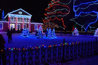 Multi colored christmas lights