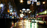 Raining christmas night