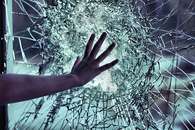 Broken glass