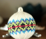 Knit ornament