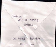 We are all missing someone