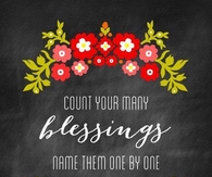 Count your many blessings