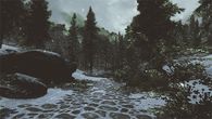 Snow is falling