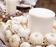White Pumpkin Centerpiece