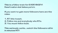 twitter follow train