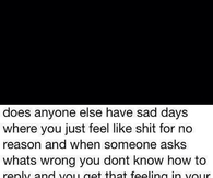 Those Sad Days