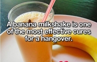 banana milkshake hangover cure