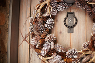 Pinecone wreath