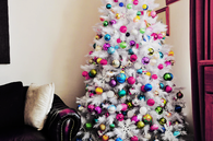 Colorful xmas tree