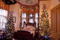 Bedroom christmas trees