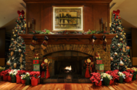 Christmas mantle