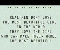 real me dont love the most beautiful girl