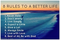 8 rules to a better life