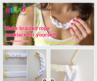 Make Braided Rope Necklace for Yourself