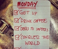 Monday check list