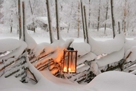 Snow lantern