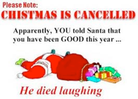 Christmas is cancelled