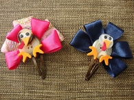 Turkey hair bows