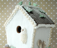 Winter wonderland gingerbread house