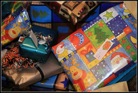 Wrapped gifts