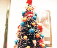 Fuzzy christmas tree